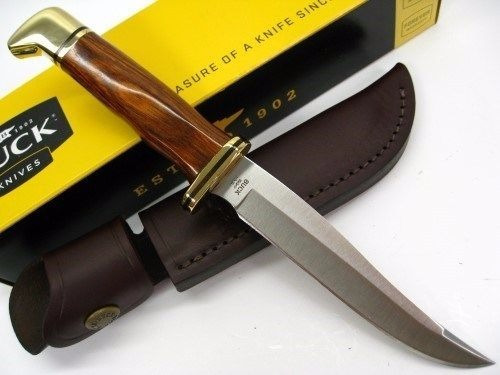 Imagen 2 de 6 de Cuchillo Buck 105 Pathfinder Cocobola 420hc Hoja 12,7cm.
