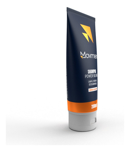 Shampoo 3 Em 1 Movmen Cabelo Corpo Barba Masculino Academia