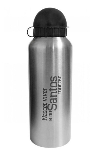 Imagem 1 de 2 de Garrafa Cebola Brindes Santos Escudo 500ml - Prata Un