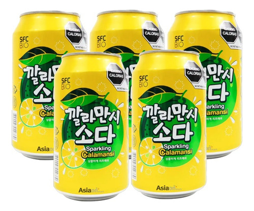 Bebida Gasificada Calamansi Sparkling De Corea Del Sur