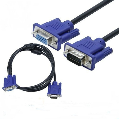 Imagen 4 de 6 de Cable Vga 3 Metros Hembra - Macho 15 Pin Monitor Y Pantalla