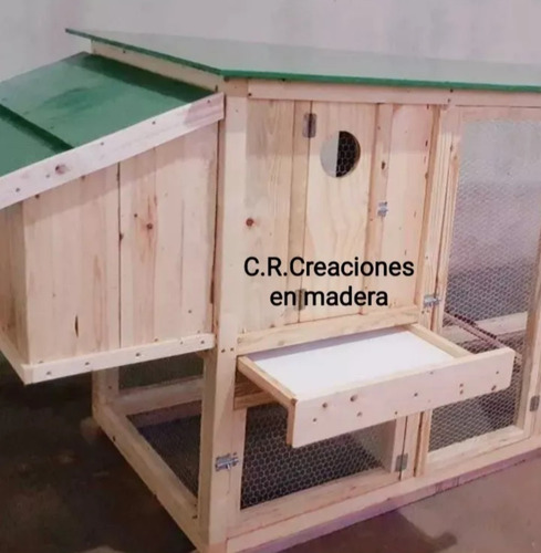 Gallinero Con Techo De Chapa Nido Para 3 Ponedoras Total 9