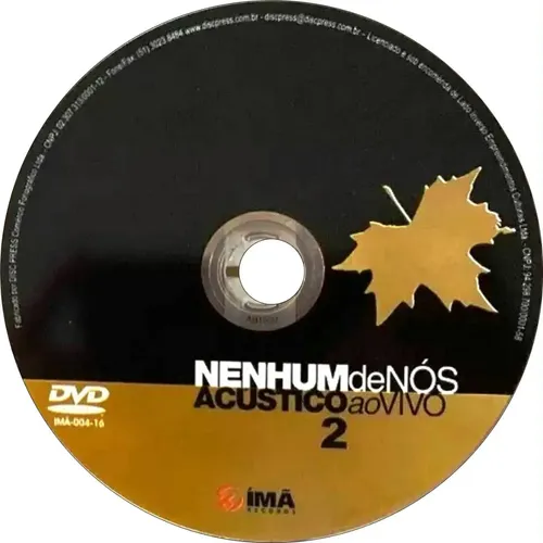Dvd Nenhum De Nós Acústico Ao Vivo 2 | Parcelamento sem juros