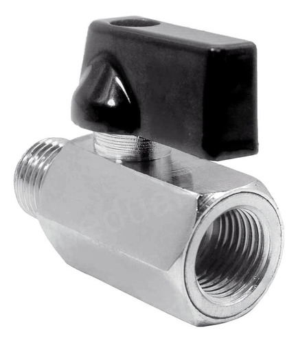 Beduan Mini Válvula De Bola De Latón De 1/4 Npt Hembra A M