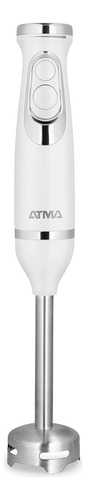 Licuadora De Mano Atma 600w Con Batidor, Espumador Y Chopper - Blanco