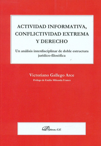 Libro Actividad Informativa Conflictividad Extrema Y Derecho