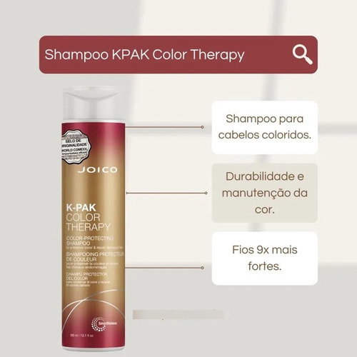 Shampoo Joico K-pak Color Therapy 300 Ml Com Selo Original