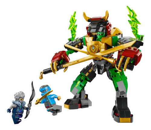 Lego Ninjago Power Mech Elemental Do Lloyd 71817 Quantidade de peças 253