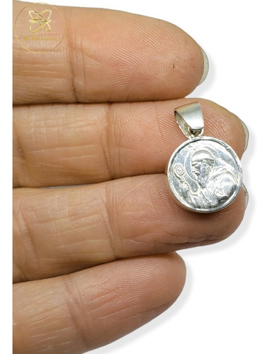 Imagen 4 de 6 de Dije Plata Inflada San Benito Mediano