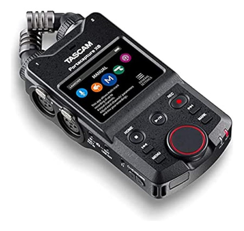 Gravador de áudio flutuante Tascam Portacapture X6 de 32 bits