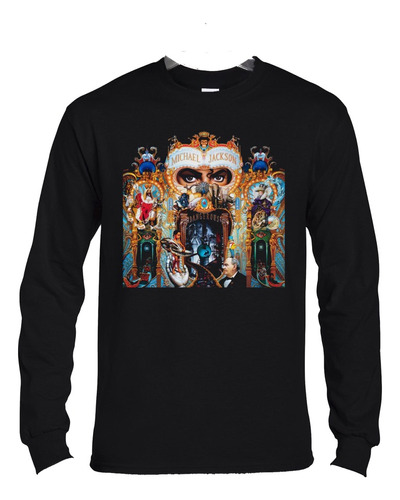 Polera Ml Michael Jackson Dangerous Pop Abominatron