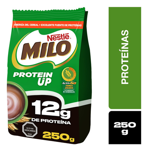 Saborizante Para Leche Milo® Protein Up Activ-go® Bolsa 250g