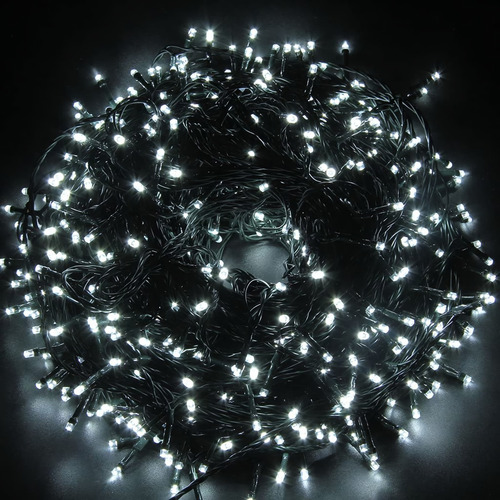 Luces Navideñas Solares Con 200 Bombillos Y 22metros