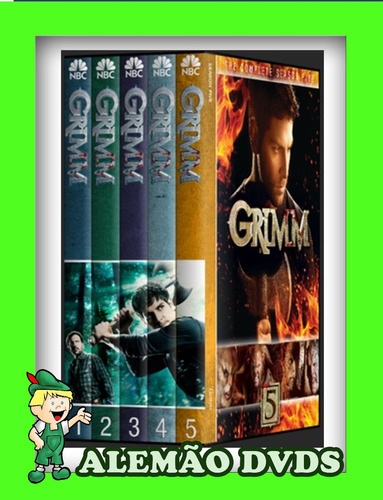 Box Grimm Serie Completa Com Todas As 6 Temporadas Dub. /leg