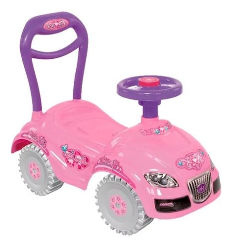 Carrito Montable Para Niños A Partir De 1 Año Color Rosa