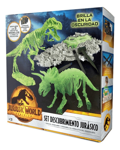 Set Descubrimiento Esqueleto Juego Armar Dinosaurio Jurassic
