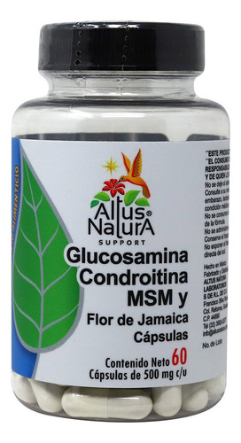 Glucosamina Condroitina Msm Y Florjamaica 60 Cáps. 500 Mgc/u