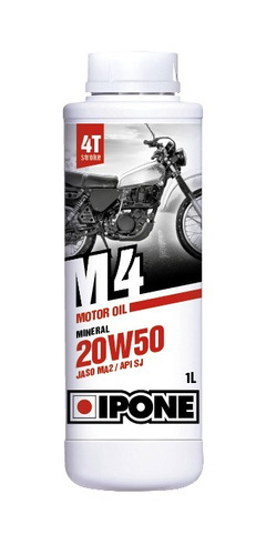 Aceite Lubricante Ipone Moto M4 20w50 Mineral 4t