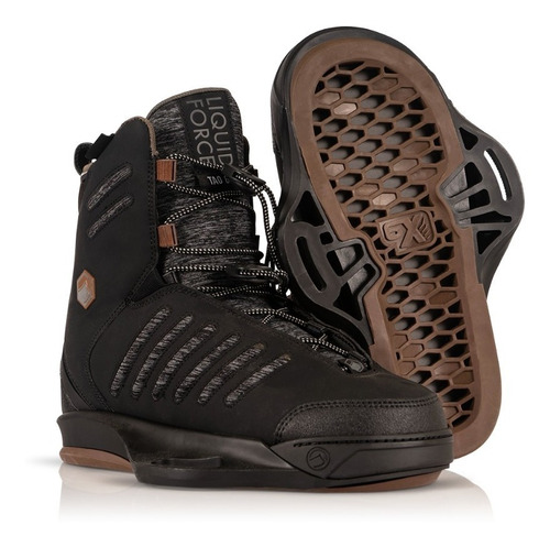 Liquid Force Botas Tao 6x Black Wakeboard Binding