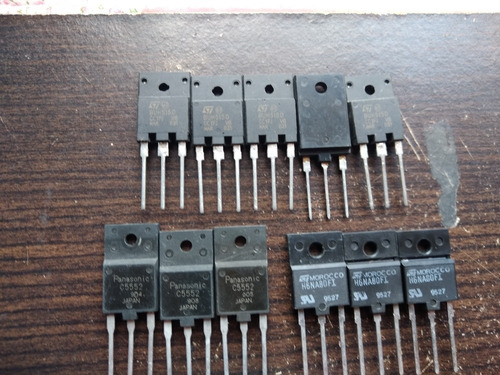 Bu515d C5552 2sc5552 6n80fi. C4589 2sc4589.6n80. Kit 16pças