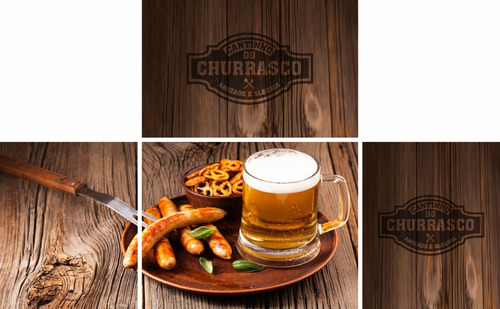Adesivo Freezer Horizontal 2 Tampa Area De Churrasco Petisco