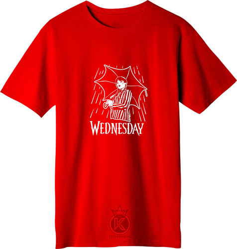 Polera Merlina - Wednesday - Serie Adams- Estampaking