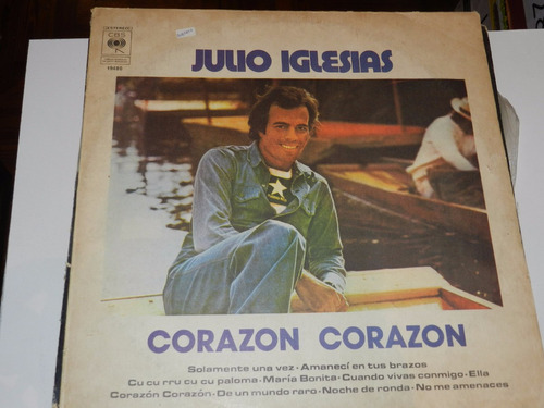 Vinilo 1775 - Corazon Corazon - Julio Iglesias - Cbs 