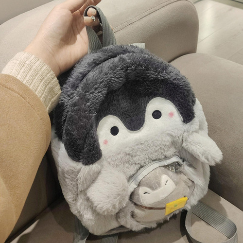 Mochila De Pingüino De Felpa, Bolsa De Hombro