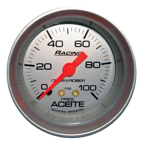 Manómetro Aceite Mecánico Racing Orlan Rober 315 P 100
