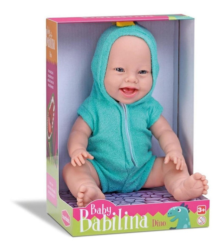 Boneca Baby Babilina Dino