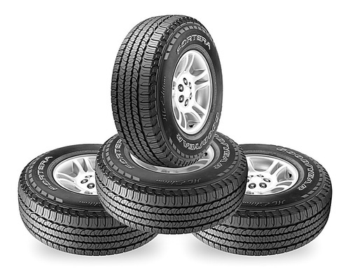 Set 4 Llantas 245/70r17 108t Goodyear Fortera Hl