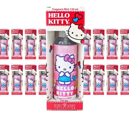 16 Piezas Agua De Colonia Hello Kitty 130 Ml Secret Scents