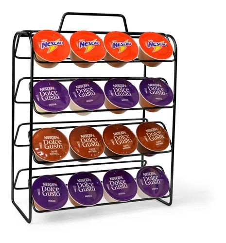 Suporte Porta 32 Capsulas Dolce Gusto Preto