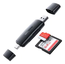 Comprar Card Reader Lector De Memorias Usb C Dual Tarjetas Ugreen