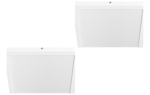 2 Lámparas De Sobreponer Techo / Plafón 30w 60k Blanco Magg