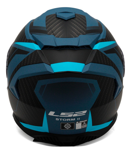Casco Cerrado Storm 2 Racer Azul Ls2 Original Ff800 Ff 800