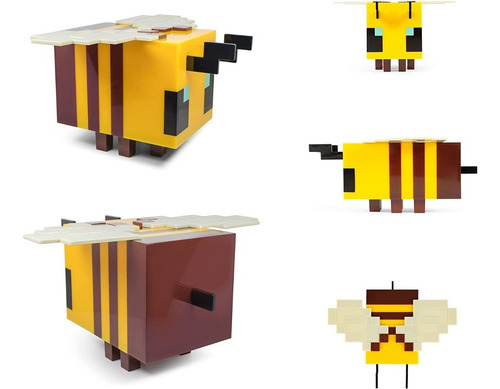 Minecraft Bee Mood Light Color Amarelo 1,5 v 5 cm x 12,7 cm x 3 cm de diâmetro