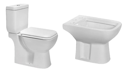 Juego Sanitarios Piazza Amalfi Inodoro Largo Mochila Bidet 3