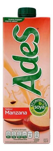 JUGO ADES DE SOYA MANZANA TETRA BRIK 946 ML