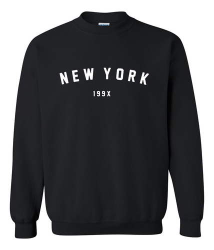 Sudadera Comoda Tendencia Letras New York Central Park Ciuda