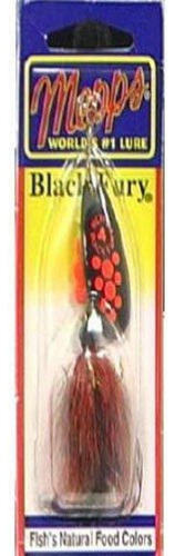 Mepps Black Fury Dressed Treble Fishing Lure, 1/4-ounce...