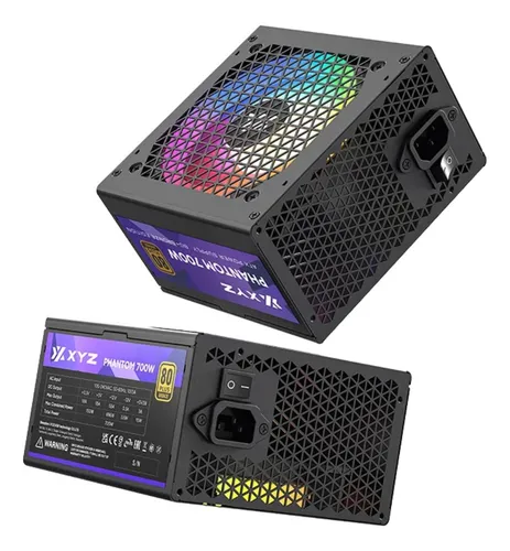 Fuente Poder Xyz Phantom 700w Argb 80+ Bronze