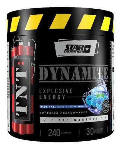 Tnt Dynamite Explosive Energy Pre Entreno Star Nutrition 240