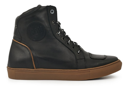 Bota Borcego Hombre Moto Cuero Botita Briganti Bgt Hcbo00998