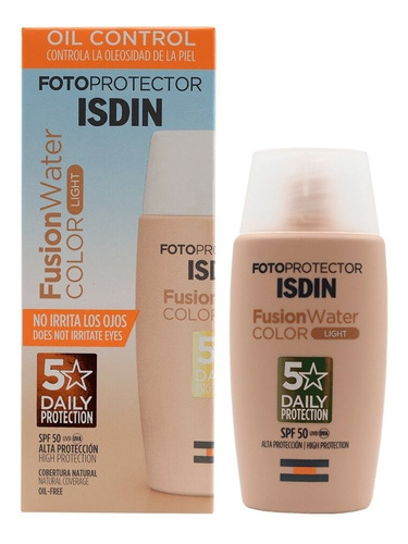 Isdin Fotoprotector Fusion Water Fps 50 Color Ligth Oil Free