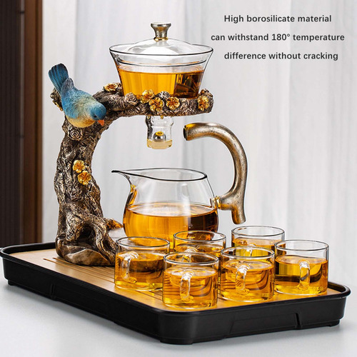 Tetera De Vidrio Semiautomática, Té Suelto Para Regalo De