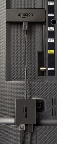 Adaptador Amazon Ethernet Para Dispositivos Amazon Fire Tv Color Negro Tipo De Control Remoto Estándar