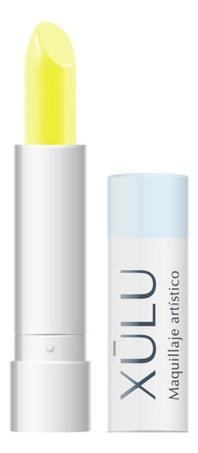 Maquillaje Artístico Cremoso Estuche Labial Xúlu Z711 Color 1 - Amarillo Flúo