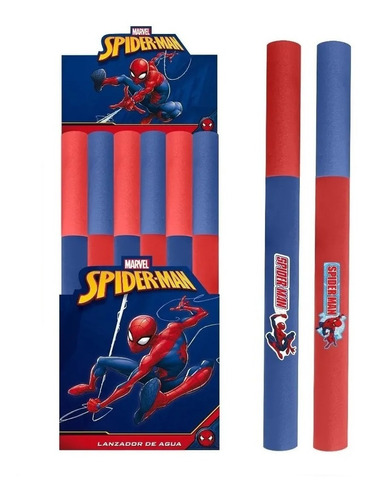 Lanza Agua Spiderman Lanzador 45 Cm Playking