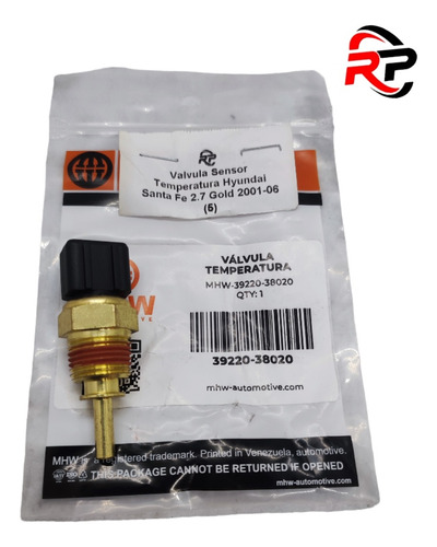 Valvula Temperatura Hyundai Santa Fe 2.7 Gold 2001-2006 